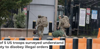 National Guard members arrive at the Guard’s headquarters at D.C. Armory on Aug. 12, 2025 in Washington. Anna Moneymaker/Getty Images